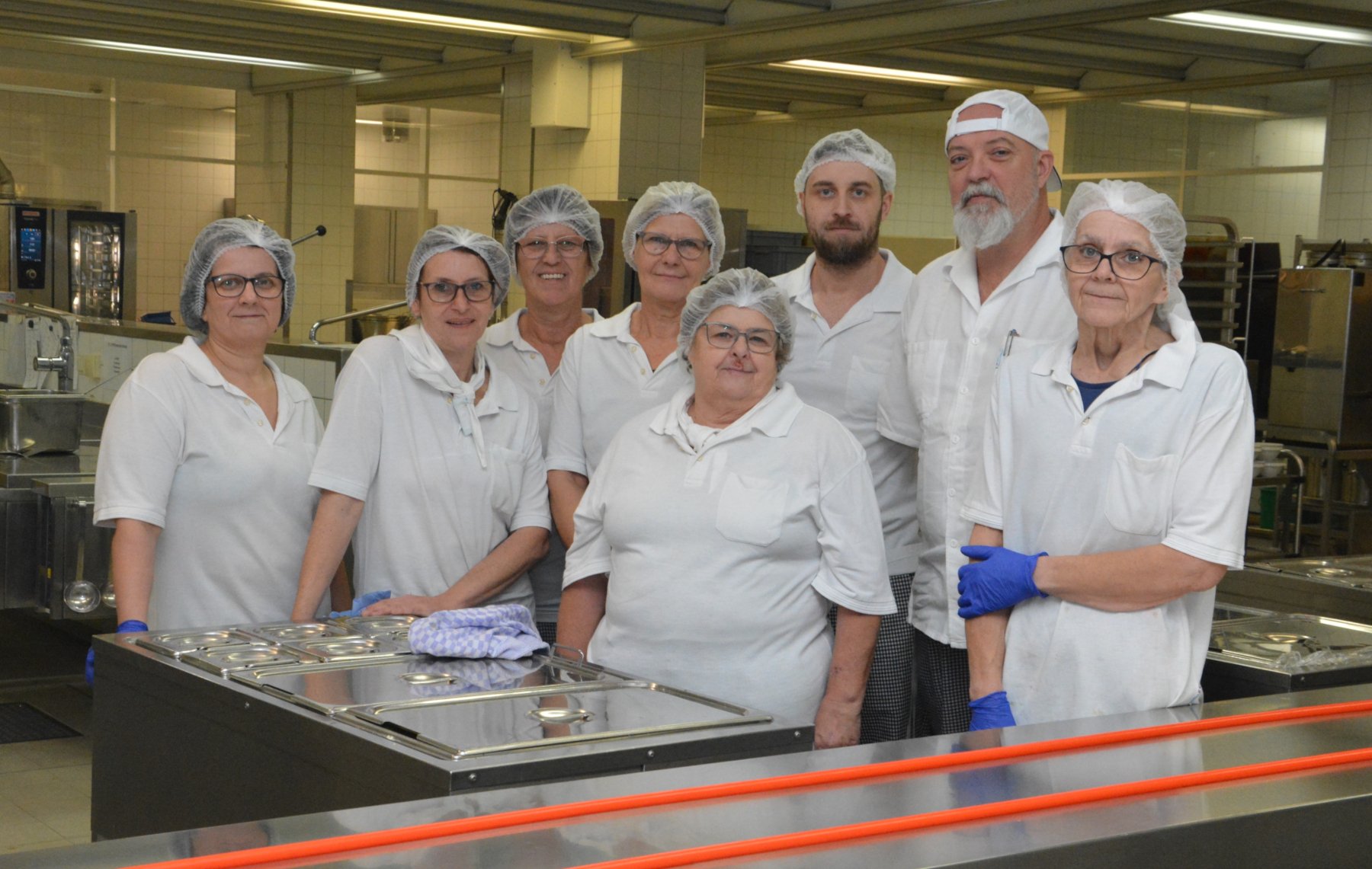 Das Küchenteam am Klinikstandort Korneuburg