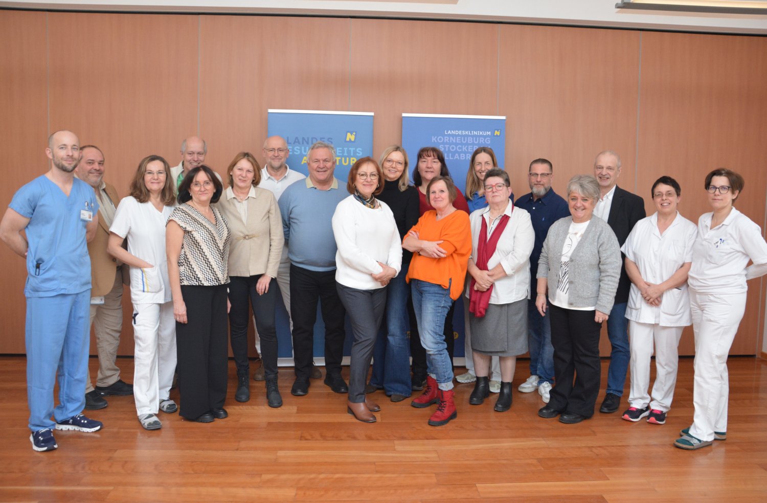 Die Gäste bei der Feierstunde am Klinikstandort Korneuburg