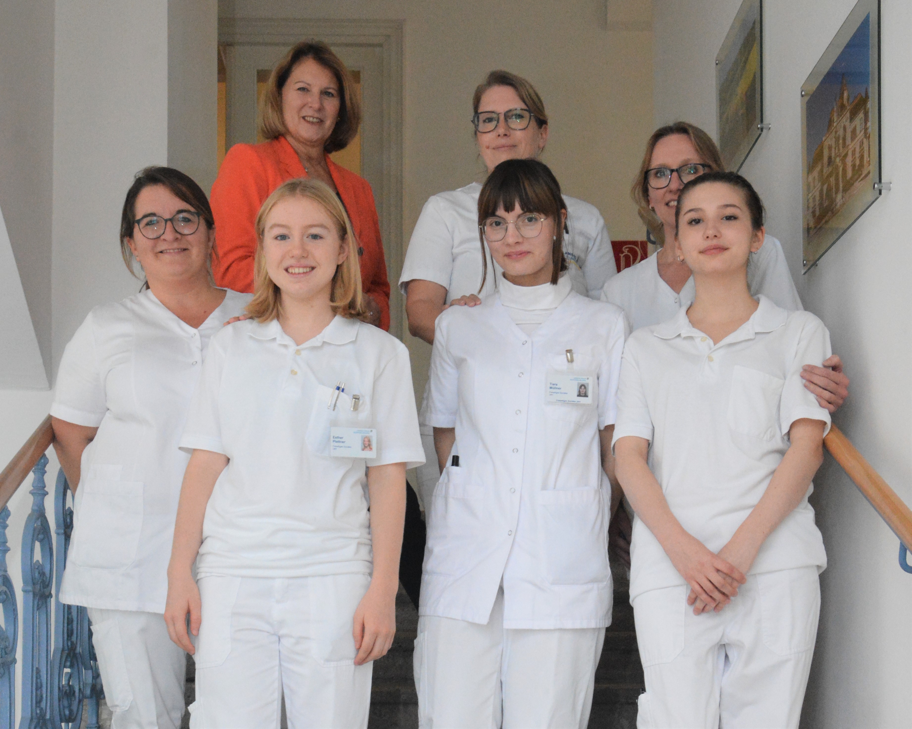 Die Teilnehmenden des Freiwilligen Sozialen Jahres